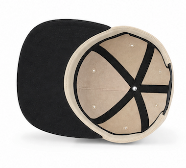 Black Scroll Happy Hat