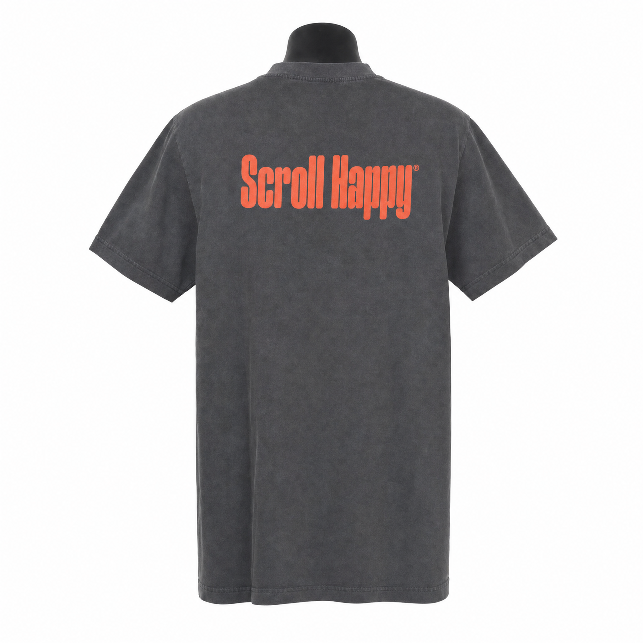 Charcoal Streetwear Graphic T-Shirt
