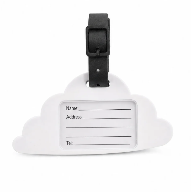 UP luggage tag by Scroll Happy