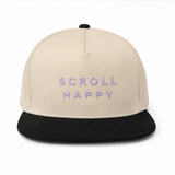 Lavender Scroll Happy Hat