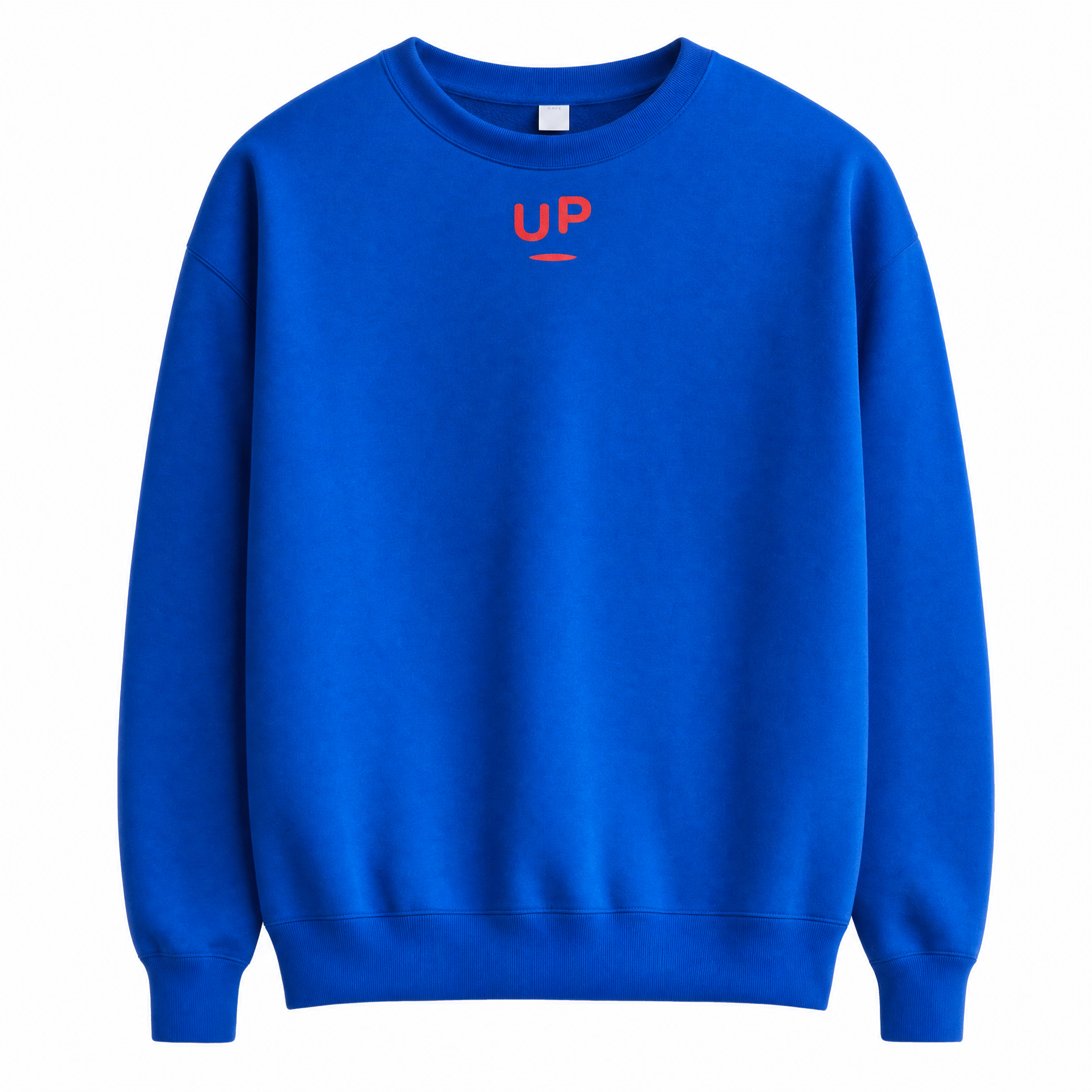 Blue Lightweight Oversized Casual Sweatshirt